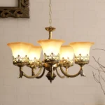 Flower-design-wall lamp-6-lamps