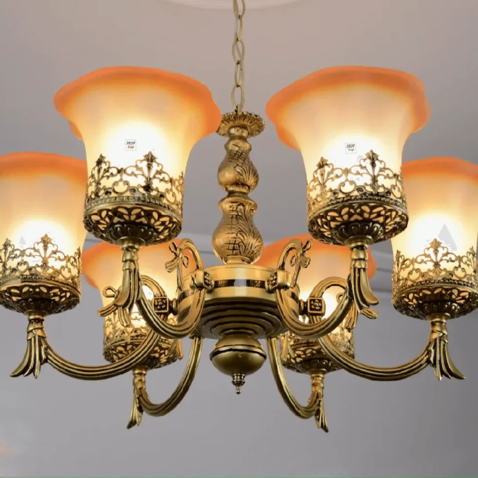 Flower-design-wall lamp-6-lamps
