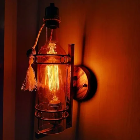 antique-bottle-wall-light
