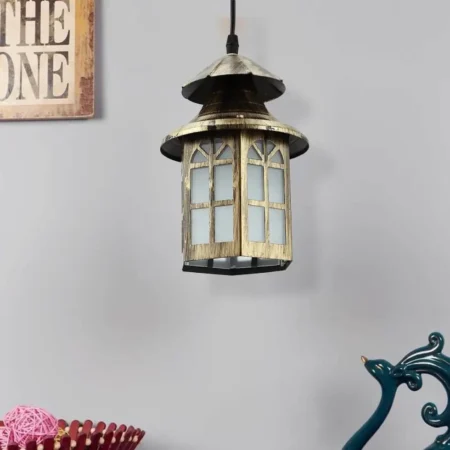 antique-hut-hanging-light