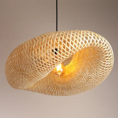 cane-mesh-hanging-light
