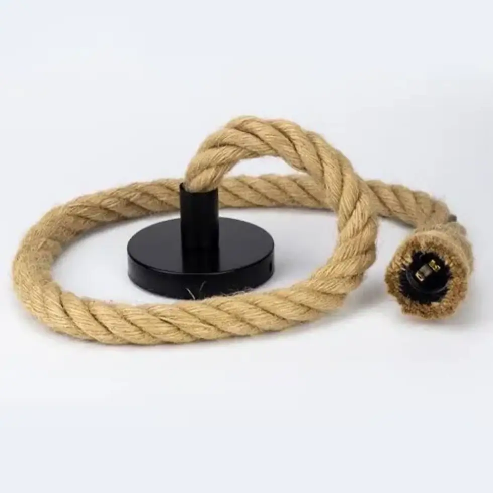 vintage-rustic-rope-hanging-light